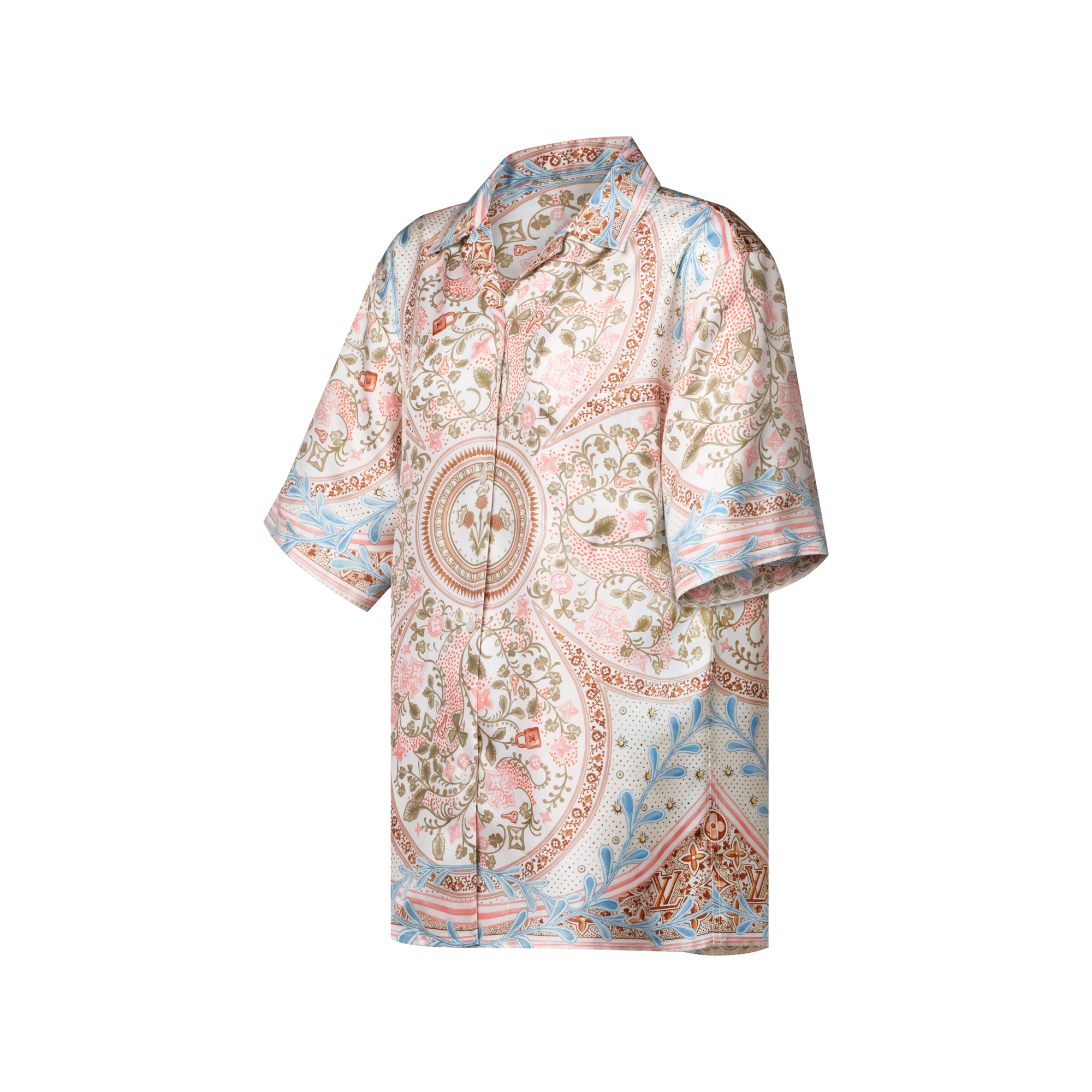 Louis Vuitton フラワープリント タンクトップ Flower Foulard Short-Sleeved Shirt - Ready-to-Wear | LOUIS VUITTON